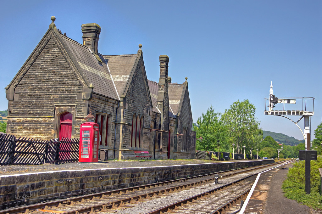 Darley Dale Rail Station Derbyshire. Bill Robinson Flickr