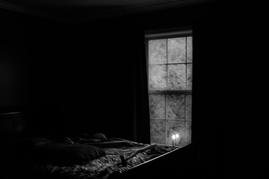 Bnw bedroom Capturing the intimacy of a dark room no longe… Flickr