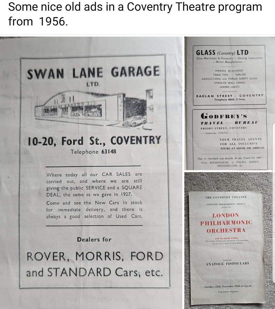 Swan Lane Garage 1020 Ford Street 1956 Hillfields History Group