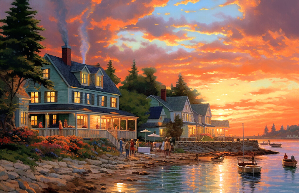 Kennebunkport Sunset This image of sunset in Kennebunkport… Flickr