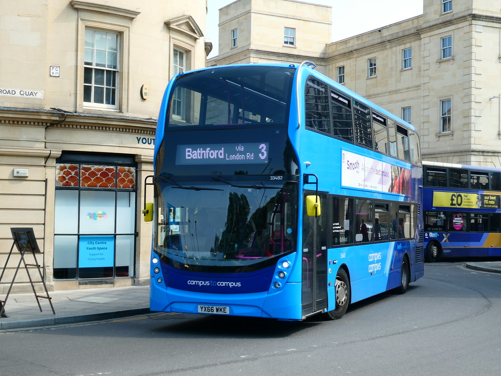 First Cymru 33482 YX66WKE On Route 3 At Bath Bus Station Flickr