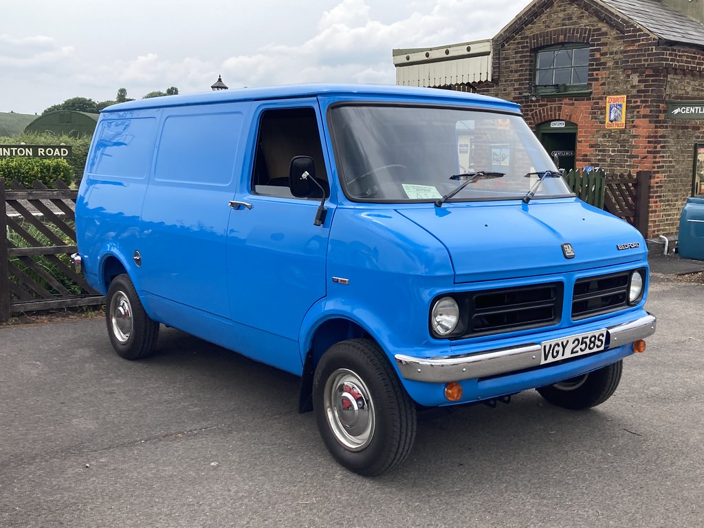 Nice BEDFORD CF van ,the Ridgeway run . Alan Biggs Flickr