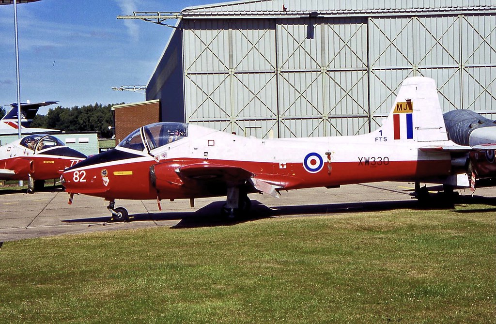 Jet Provost BAC Jet Provost T.5A XW330 photographed at Cos… Stuart