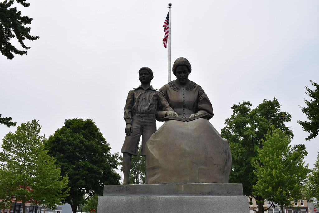 Young Edison Statue Milan Memorial Park Milan Ohio Calvin Faunus