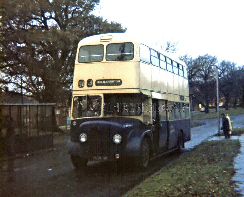 WMPTE 74N, Castlecroft Ave, Wolverhampton, 1977 Rescued fr… Flickr