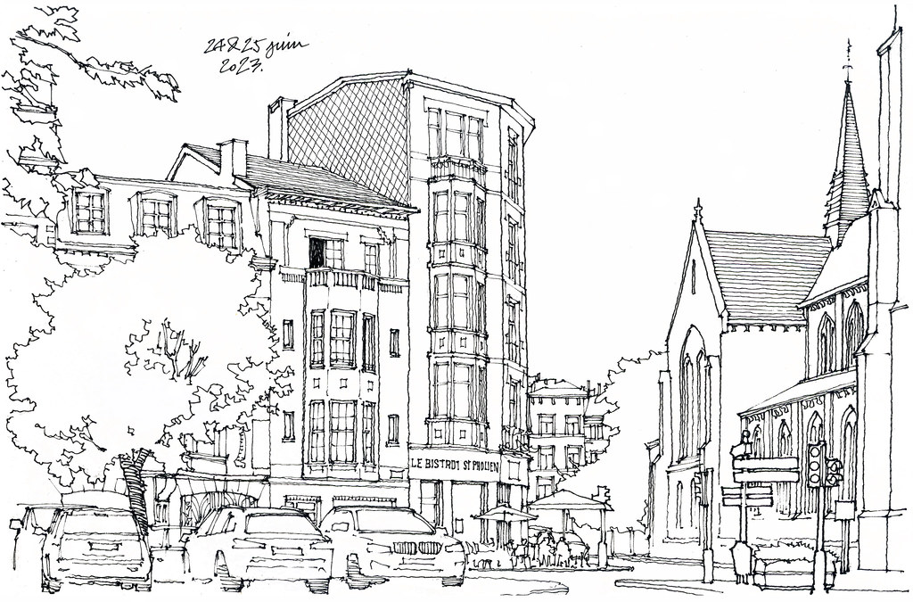 la rue SaintPholien vue de la place de l'Yser Gérard Michel Flickr