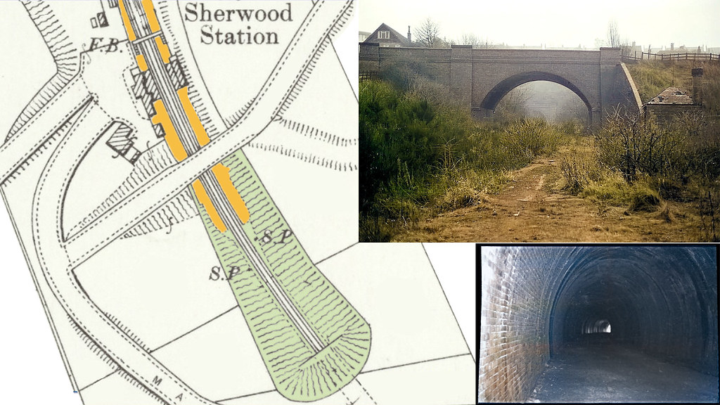 Sherwood station & Tunnel, Nottingham Suburban Railway. Flickr