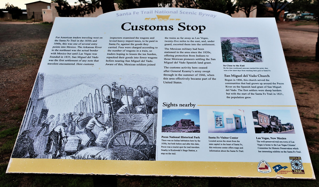 Custom Stop Interpretation Sign Miguel del Vado, New Mex… Flickr
