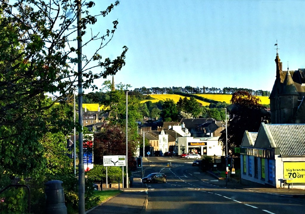 Forfar from the Brechin Road towards Bummie, April 2023 Flickr