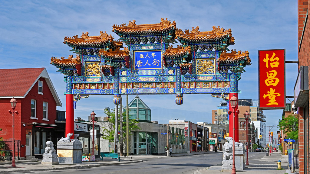 Chinatown_1580e Chinatown gate in Ottawa, Canada. Raymond Vilbi