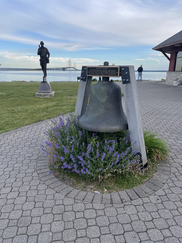 Bridge View Park Saint Ignace, MI, Mackinac Bridge, Lake M… Todd