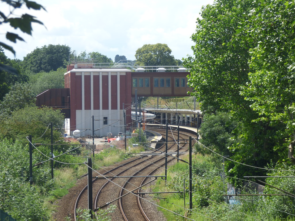 University Station from the Pritchatts Road Bridge Flickr
