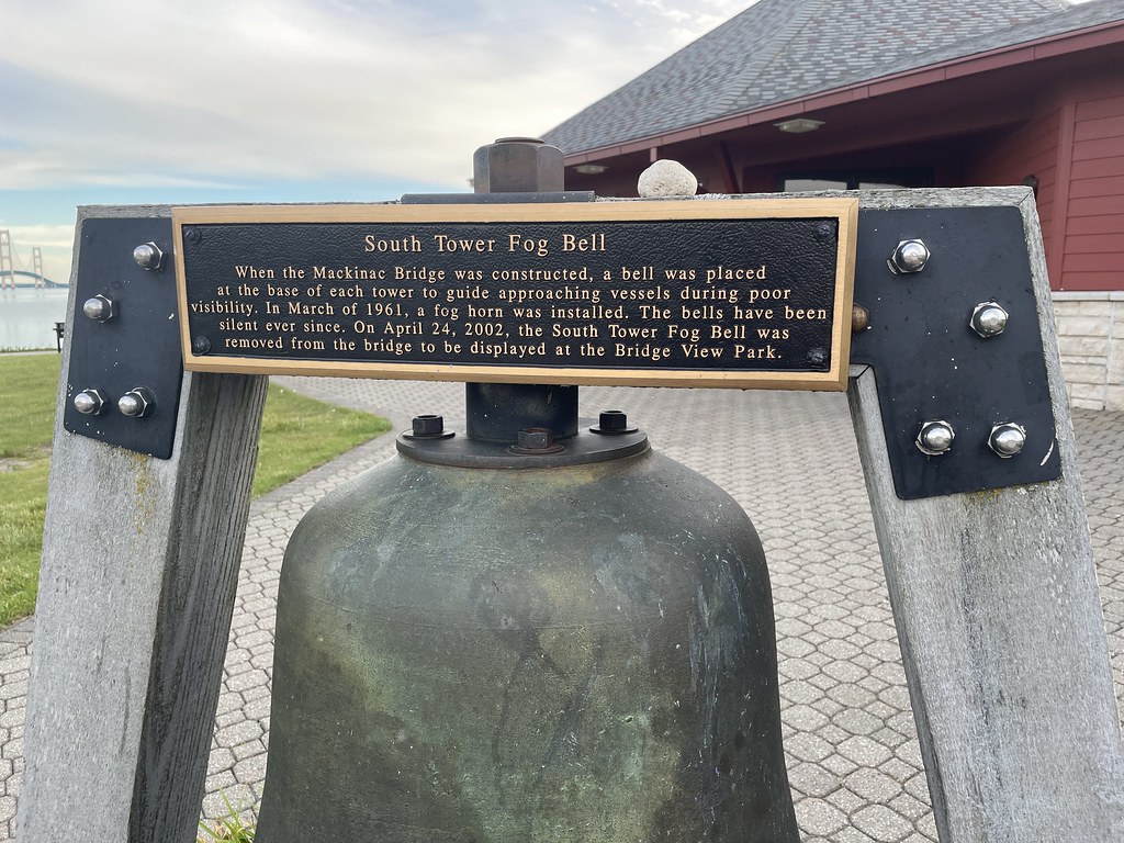 Bridge View Park Saint Ignace, MI, Mackinac Bridge, Lake M… Todd