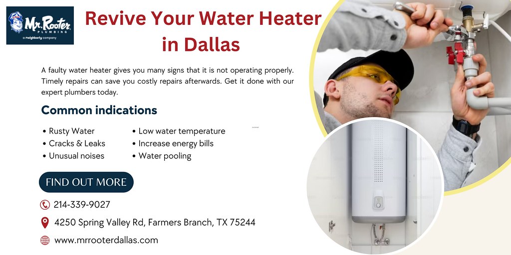 Water Heater Repair in Dallas 1 A faulty water heater gi… Flickr