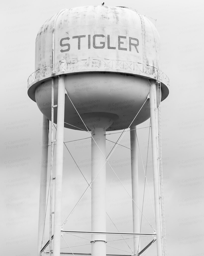 Water Tower (Stigler, Oklahoma) An image of a water tower … Flickr
