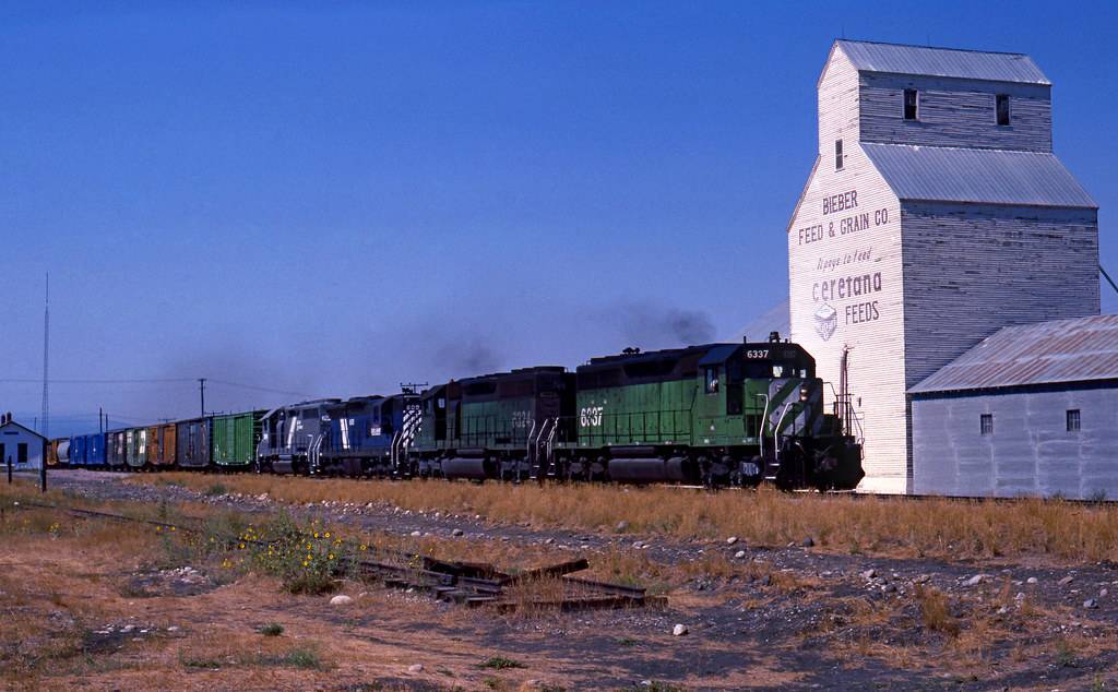MRL 6337 East symbol ML, Big Timber, Montana Aug 1988.._ Flickr