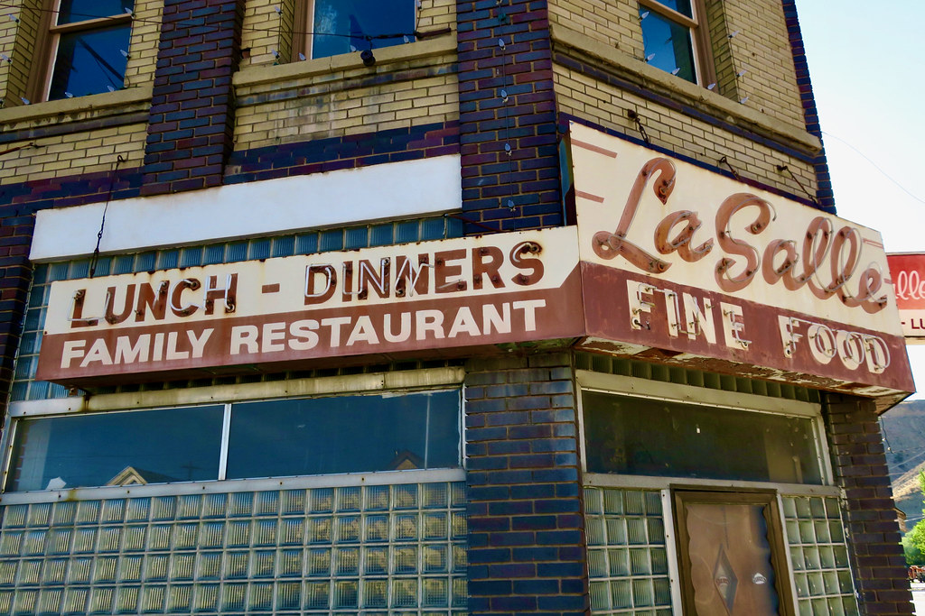 LaSalle Hotel, Helper, UT Sign for the restaurant in the L… Flickr