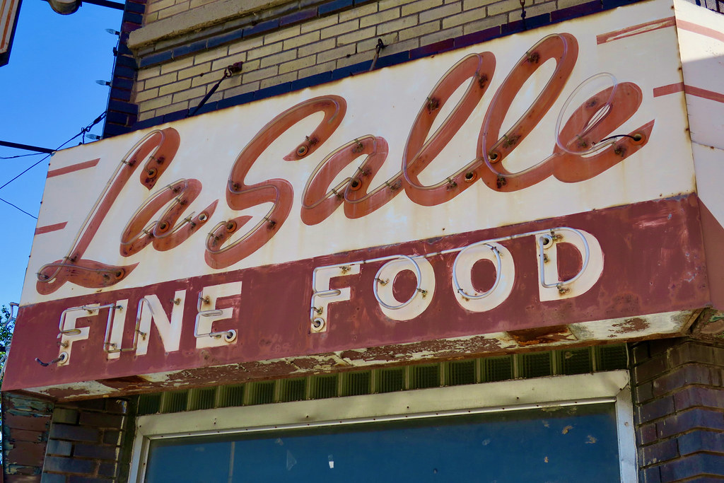 LaSalle Hotel, Helper, UT Sign for the restaurant in the L… Flickr