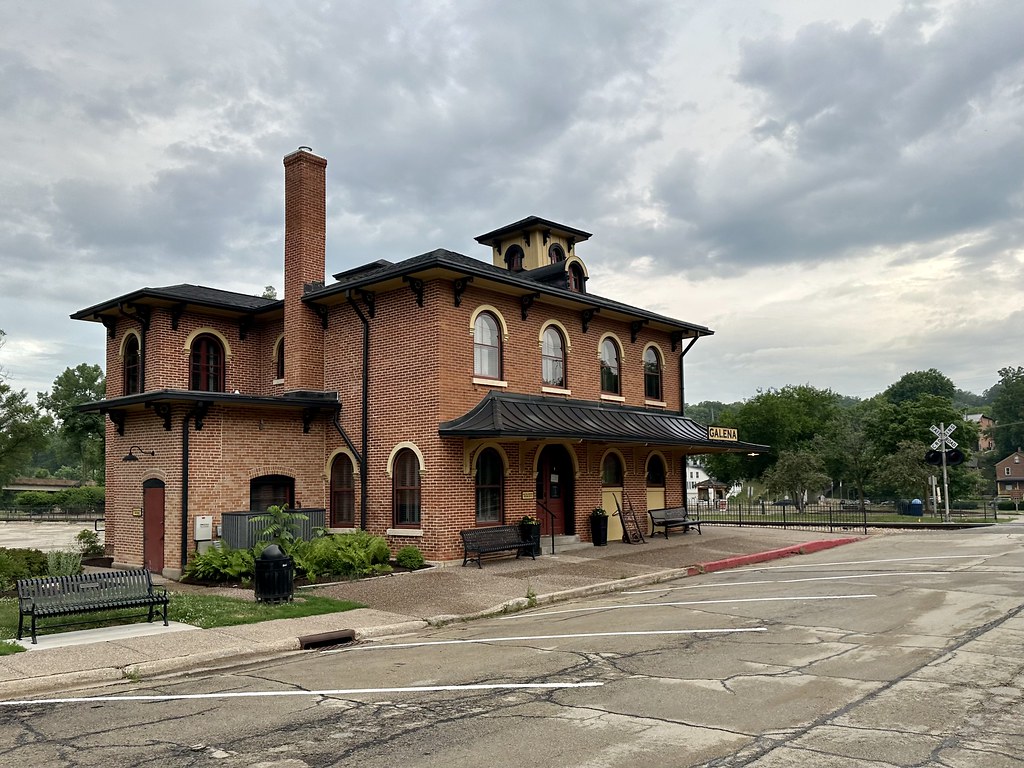 Former Galena train station Steven Vance Flickr