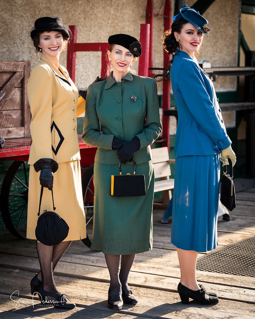 Loreen Alberta Railway Museum Vintage 1940's Clothing Steve