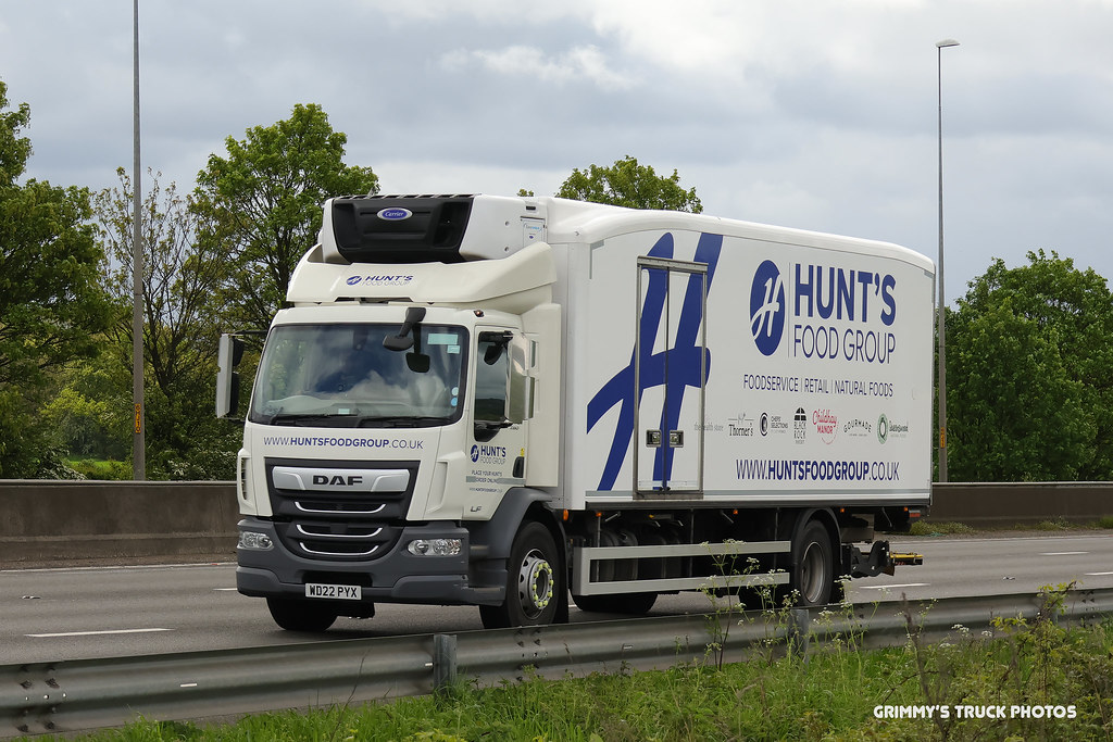 Hunt's Food Group DAF LF WD22PYX M6 Wigan Grimmys Truck Photos Flickr