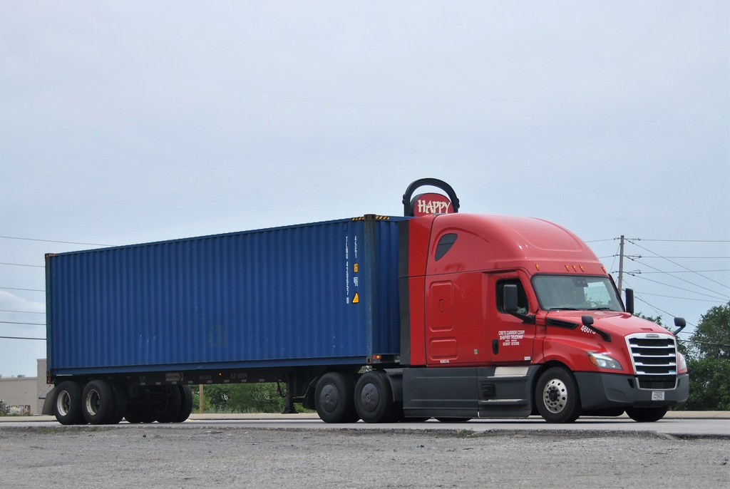 Crete Carrier Corp. New Freightliner Cascadia TruckersWithCameras