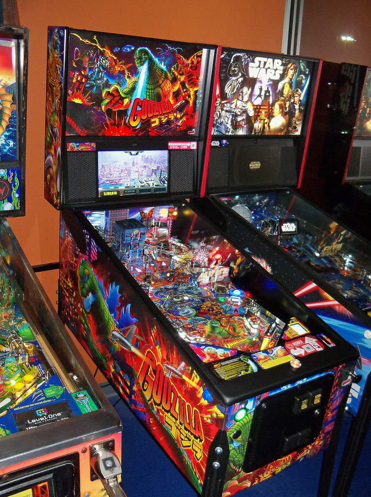 OH Columbus Godzilla Godzilla pinball machine at Level O… Flickr