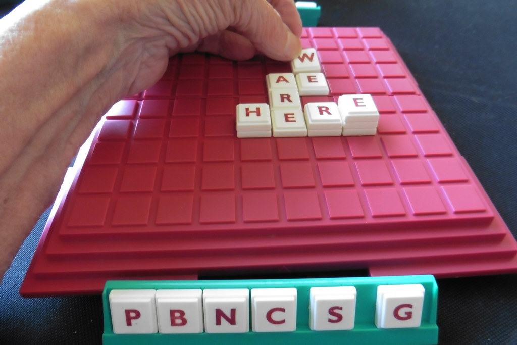 The wonderful game of Upwords We're Here playing Games Flickr