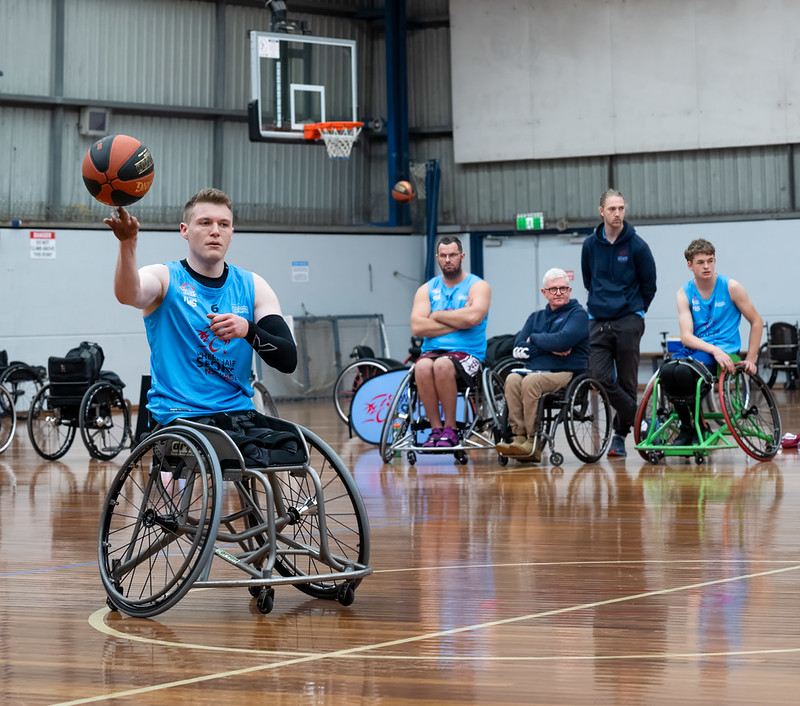 NSW Wheelchair Basketball Waratah League 2023 Minto Sports Stadium 08