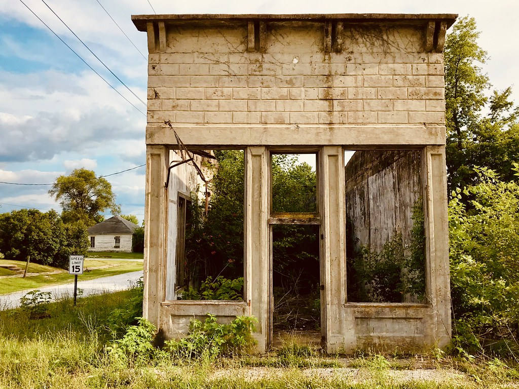 That Vacant Stare Luray, Missouri Lights in my hometown Flickr