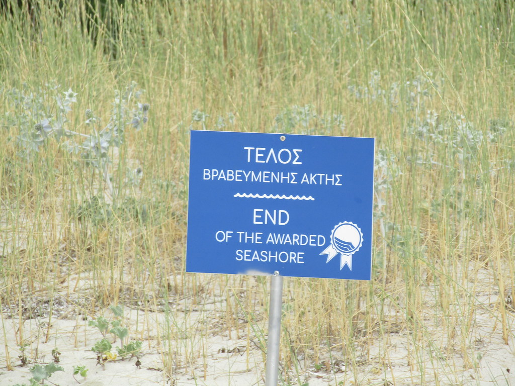 End of the Awarded Seashore Golden Beach, Thassos. A storm… Flickr
