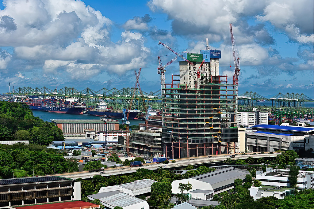 Labrador Tower Construction works of the 34storey office … Flickr