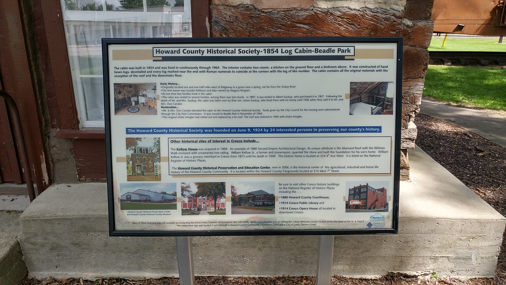 1853 Log Cabin, Cresco, IA (2) Cresco, IA (Howard County) … Flickr