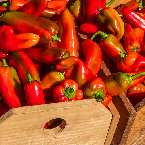 Sweet red peppers (explored) Sweet red peppers on sale at … Flickr