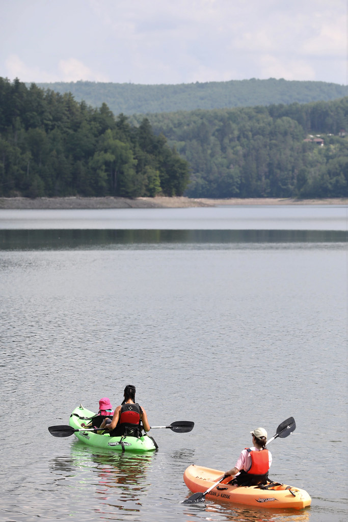 Kayakers in the reservoir. Schoharie County. NYC Water Flickr