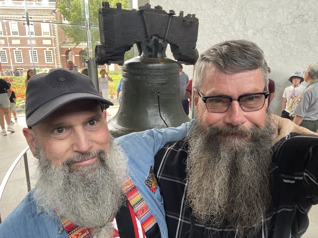 Tom And I With The Liberty Bell Dan Flickr