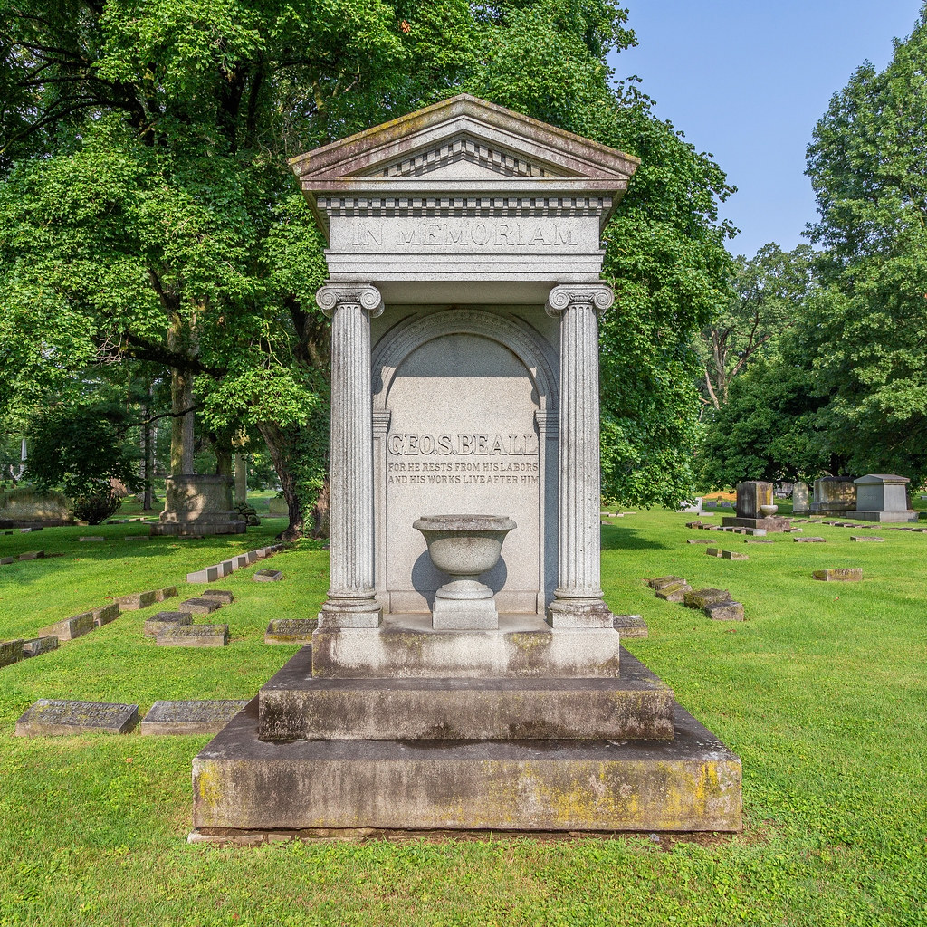 Beall Monument, Green Lawn Cemetery — Columbus, Ohi… Flickr