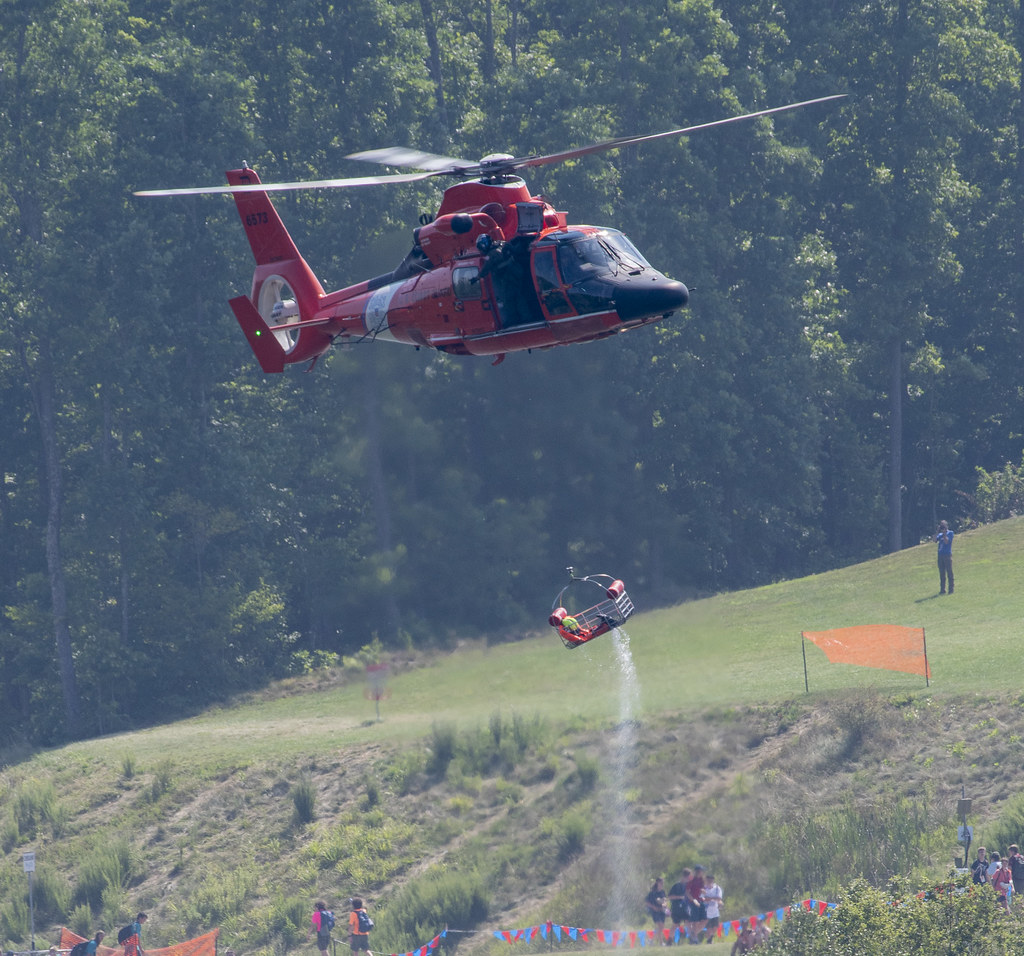 Goodrich Lake US Coast Guard Dolphin Helicopter demonstrat… Flickr