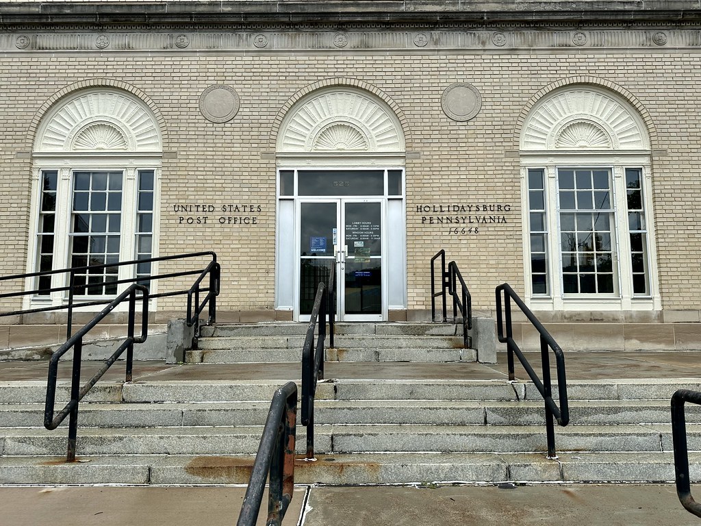 Entryway of Post Office in Hollidaysburg, Pennsylvania. Bu… Flickr