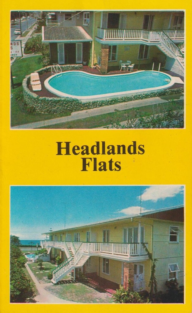 Headland Holiday Flats, 120 Esplanade, Burleigh Heads, Qld 1970s a