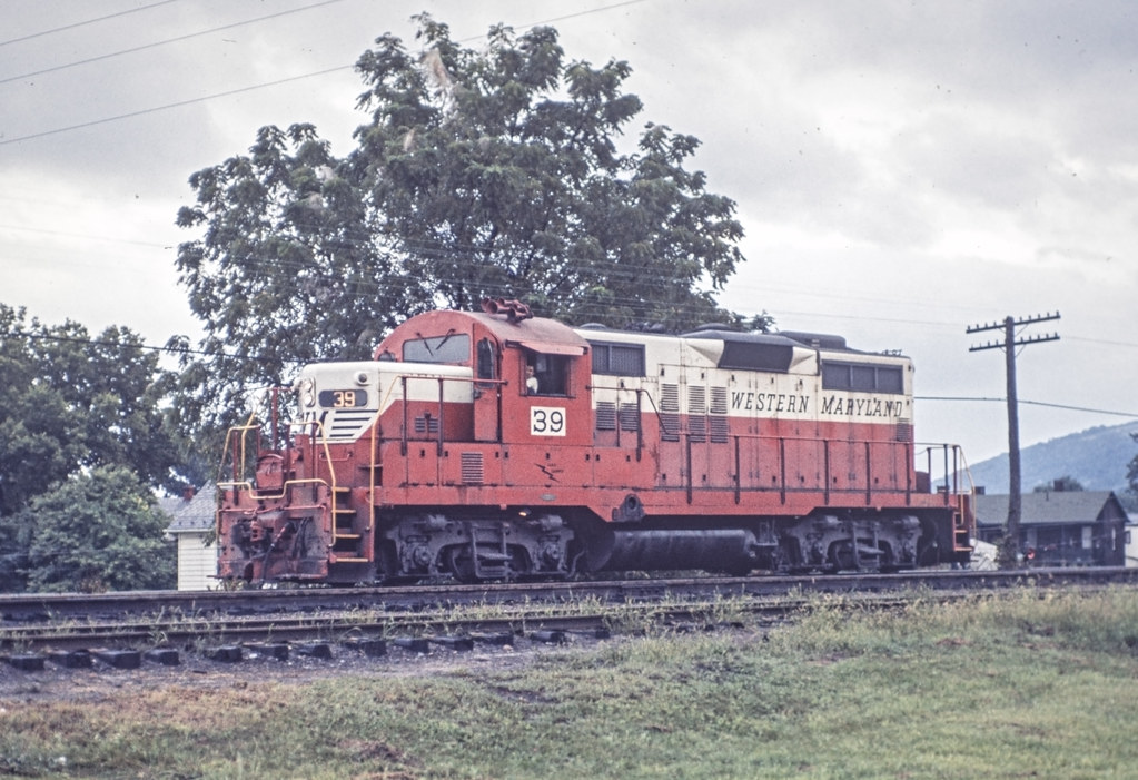 Western Maryland GP9 39 at Ridgeley, West Virginia, circa … Flickr
