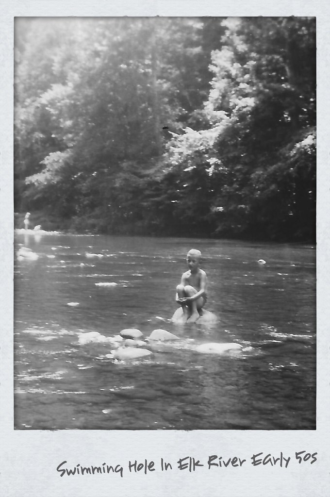 Swimming Hole Elk River Early 50s Gary Hershman Flickr