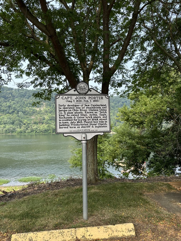 Historic Sign Capt. John Porter. New Cumberland, West Virg… Flickr