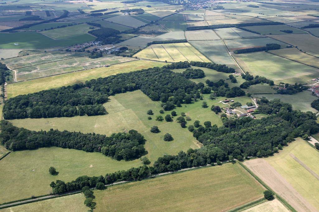 Barwick House aerial image site of a Norfolk lost villag… Flickr