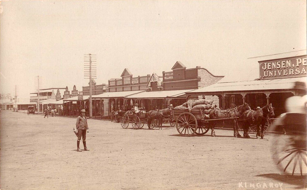 Kingaroy Street, Kingaroy, Qld circa 1910 a photo on Flickriver