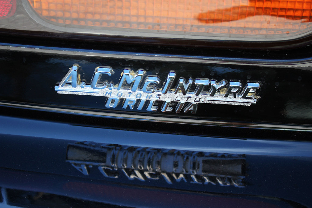 A.C. McIntyre Motors LTD. dealer badge 2001 Camaro Z28 con… Flickr