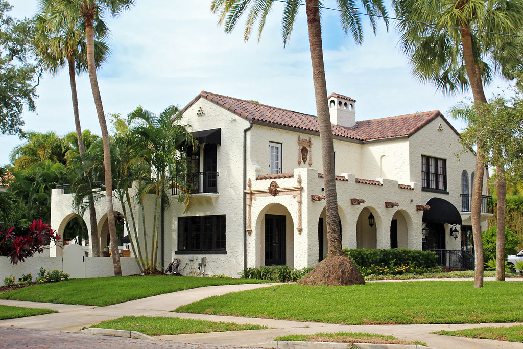 Mediterranean Revival Style House, Old Northeast, St. Pete… Flickr