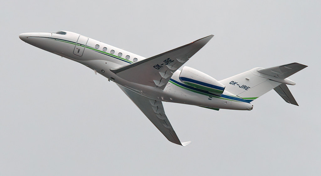 OKJRE Cessna 700 Citation Longitude OKJRE departing Card… Flickr