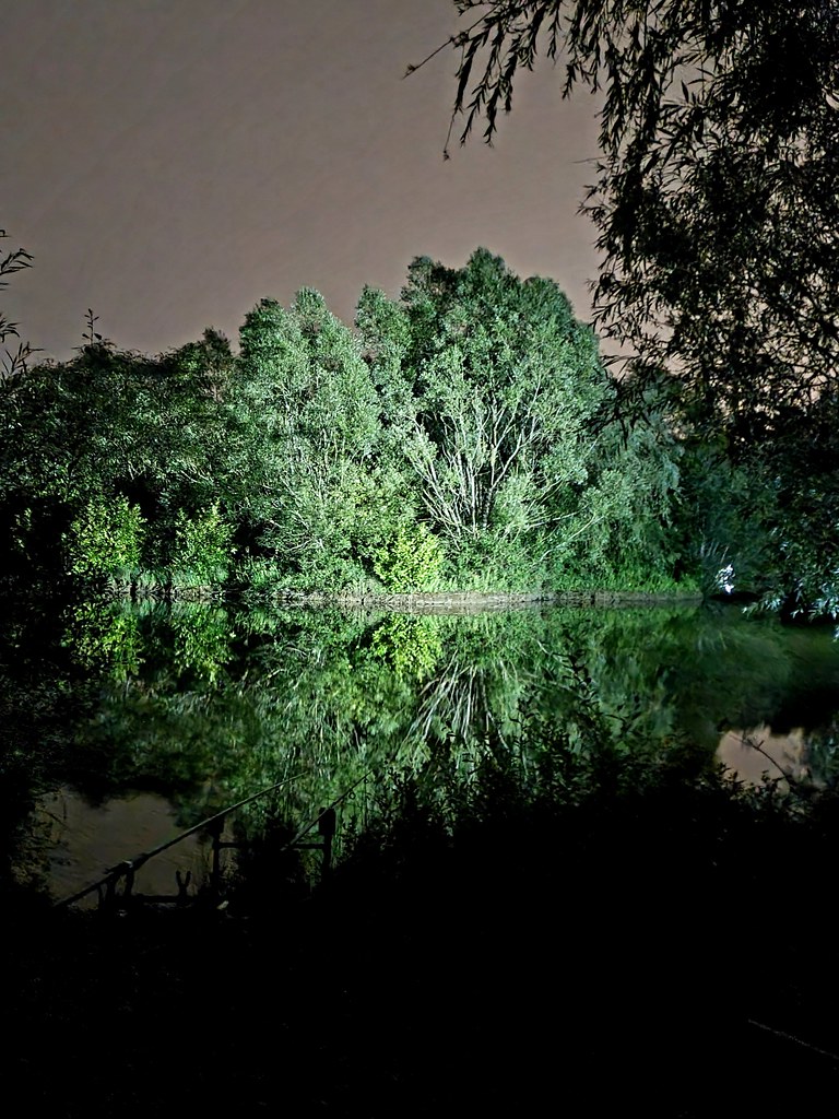Night shot at lake Daniel Warman Flickr