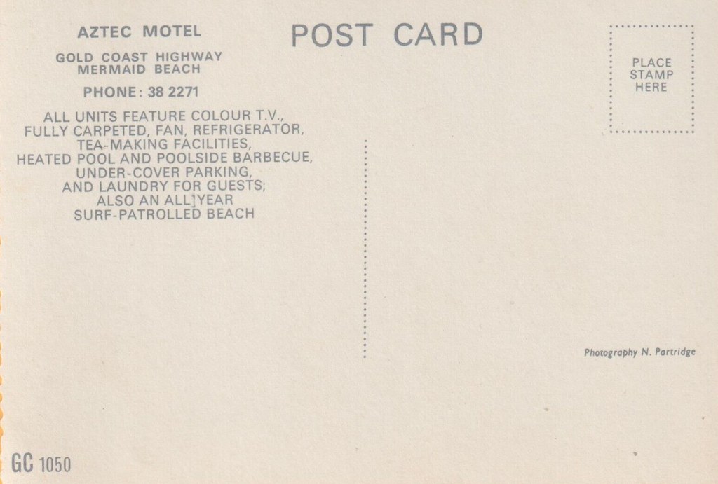Aztec Motel, Gold Coast Highway, Mermaid Beach, Qld circ… Flickr